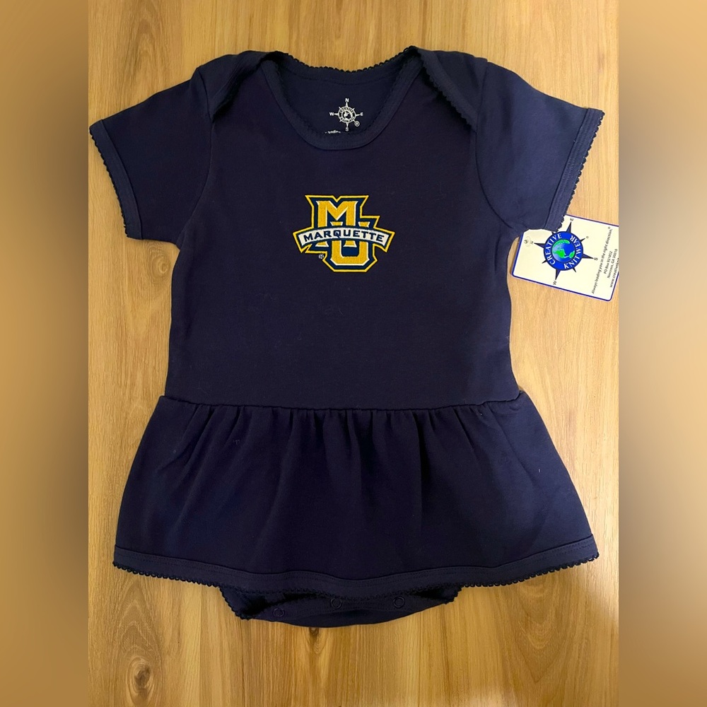 Marquette University - 24 month toddler onesie dress